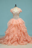 Quinceanera Dresses Sweetheart Ball Gown With Beads And