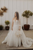 Ball Gown Sweetheart Wedding Dresses With Appliques Beach Wedding STBPH5FC74F