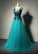 New Fashion Blue Tulle Formal Gown Lace Black Evening Gowns Tulle Formal Gown For Teens