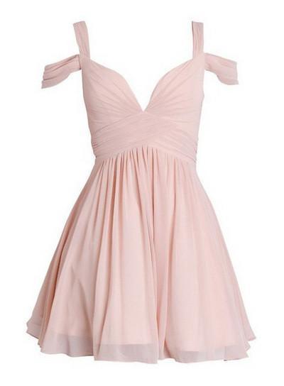 Pink Homecoming Dresses With Silver Beading Short Black Prom Dress
