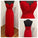 Red chiffon lace long sweetheart neck elegant party dress simple evening dress dress for teens