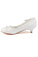 Lace White Lower Heel Evening Shoes Wedding Shoes
