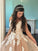 Elegant A Line V Neck Open Back Spaghetti Straps Tulle Prom Dresses with Lace Appliques