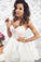 Cute A Line Sweetheart Spaghetti Straps White Lace Short Homecoming Dresses